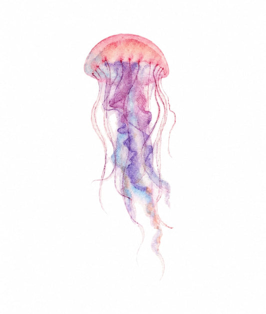 Aesthetic Jellyfish temporary Tattoo
