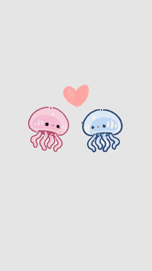 Jelly Soulmates temporary tattoo